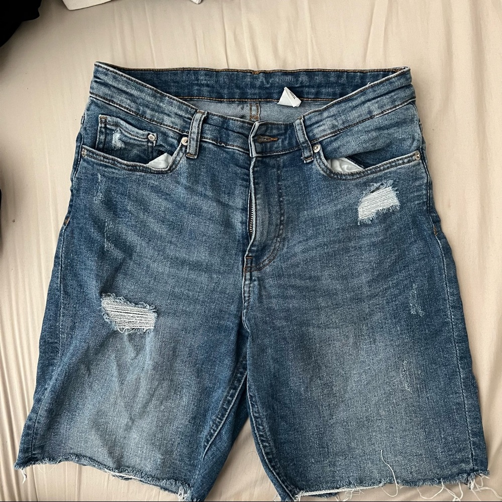 Shorts - stretchy - hight waist - size M